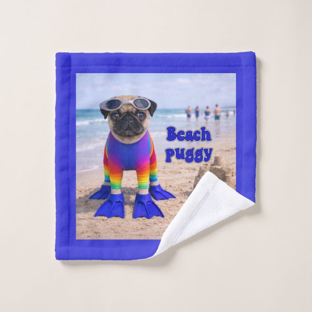 Puggy de la playa (Toallita)