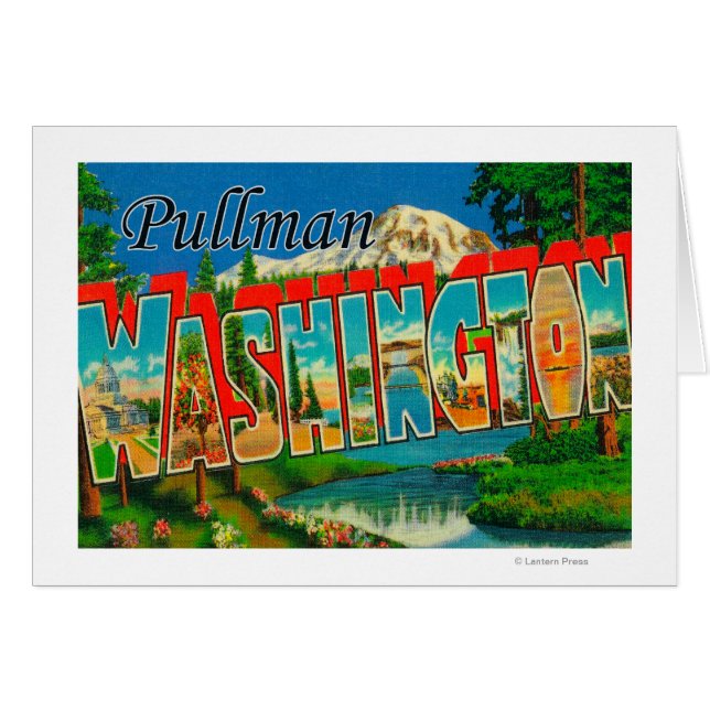 Pullman, Washington - Escenas de letras grandes (Anverso (Horizontal))