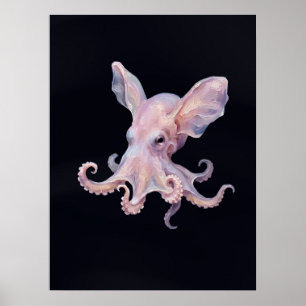 Pulpito Dumbo — Arte de Pintura al Óleo Impasto de