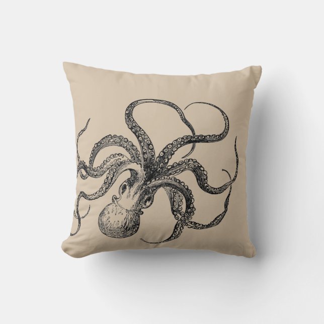Pulpo | Almohada de acento (Anverso)