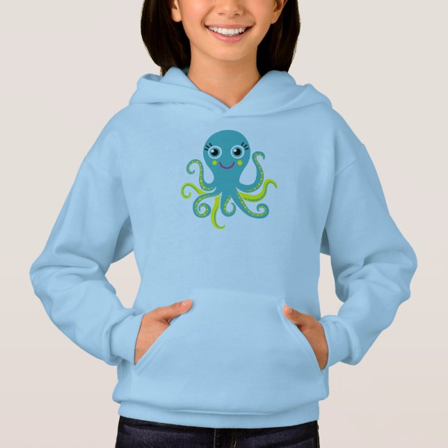 Pulpo azul y amarillo (Anverso)