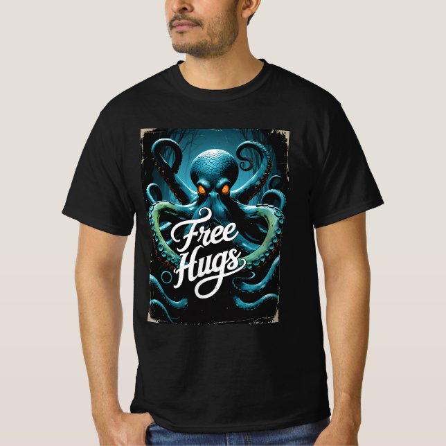 Pulpo de Abrazos Gratis Camiseta de Abrazo Profesi (Anverso)