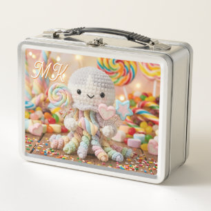 Pulpo de ganchillo adorable Candy Land personaliza