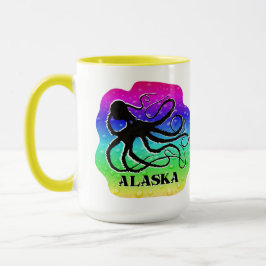 Pulpo del arco iris de Alaska - 15 onzas. Taza