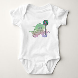 Pulpo Lolli-pops para niños y camisetas para bebés