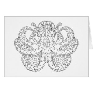 Pulpo modelado étnico
