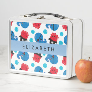 Pulpo pirata, patrón de pulpo, mar, tu nombre