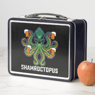 Pulpocalamar Shamroctopus Día de San Patricio