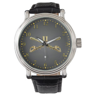 Pulsera 11mo Reloj cruzado latón de los sables del ACR