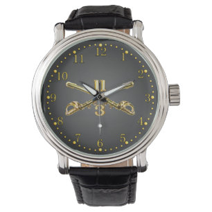 Pulsera 3ro Escuadrillas. 11mo Reloj cruzado latón de los