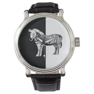 Pulsera 50/50 Reloj de cebra