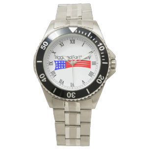 Pulsera Accionado para el reloj para hombre de la libertad