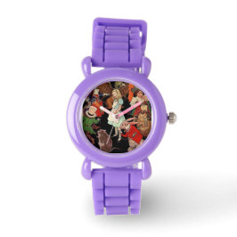Pulsera Alicia en el reloj de niños en el país de las mara