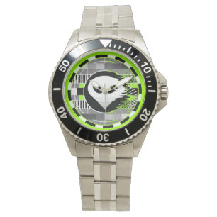 Pulsera Alien TV Vuelta clásica reloj de acero inoxidable