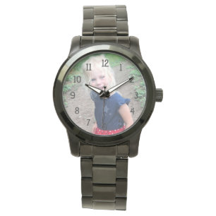 Pulsera Añada el reloj de la foto de su niño, regalo del