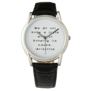 Pulsera Aristóteles: Sepa una verdad - el reloj de un