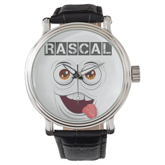 Pulsera Audaces estilos de reloj de Personalizado Rascal y (Anverso)
