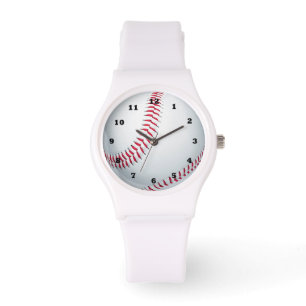 Pulsera Baloncesto deporte de silicona blanca reloj
