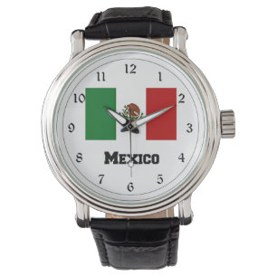 Pulsera Bandera de México Gran Reloj