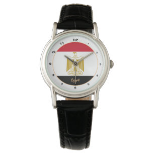 Pulsera Bandera egipcia y reloj de moda y diseño egipcio