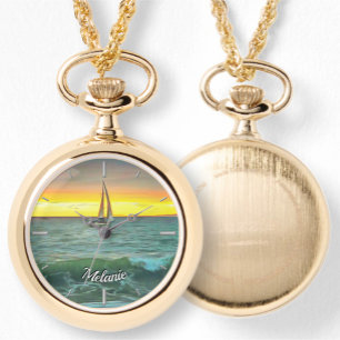 Pulsera Barco de vela en la Bahía de Banderas 0884 Reloj d