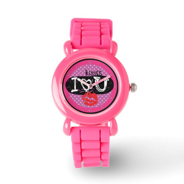Pulsera Besos para ti, mi reloj de amor (Anverso)