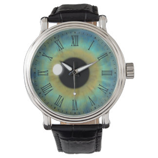 Pulsera Blue Eye Iris Eyeball Personalizado de Guay Reloj 