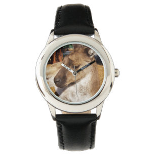 Pulsera Canguro Australiano, Reloj de Cuero Infantil.