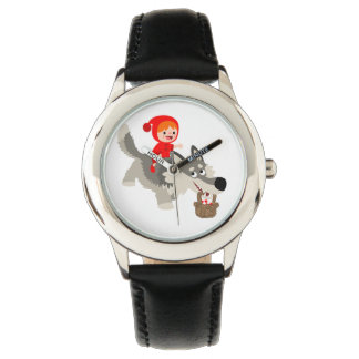 Pulsera Caperucita Roja Y Reloj De Lobo