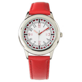 Pulsera Cara de reloj detallada de diferentes colores