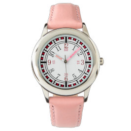 Pulsera Cara de reloj detallada de diferentes colores