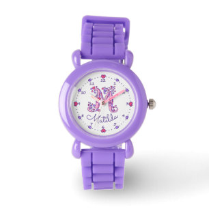 Pulsera Carta de Monograma chica M art Matilda reloj de no