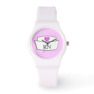 Pulsera Casquillo RN de la enfermera del reloj de la