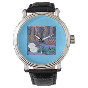 Pulsera Cementerio de Comestibles Divertido/Triste Reloj V