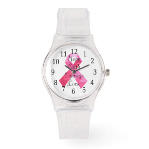 Pulsera Cinta rosada de camuflaje para reloj de fe