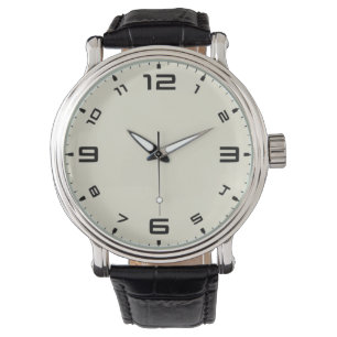 Pulsera Color del cartón blanco reloj de moda, elegir esti