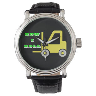 Pulsera Cómo hacer rodar el reloj de elevación de horquill