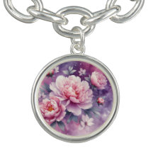 Pulsera con dije Galaxy Peony