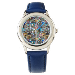 Pulsera Conejillo de Indias Colaje de Fotos, Reloj de Cuer