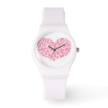 Corazón de los corazones - Reloj de silicio blanco
