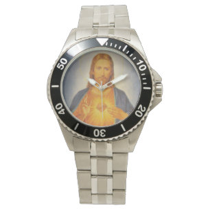 Pulsera Corazón sagrado de la obra clásica del reloj de