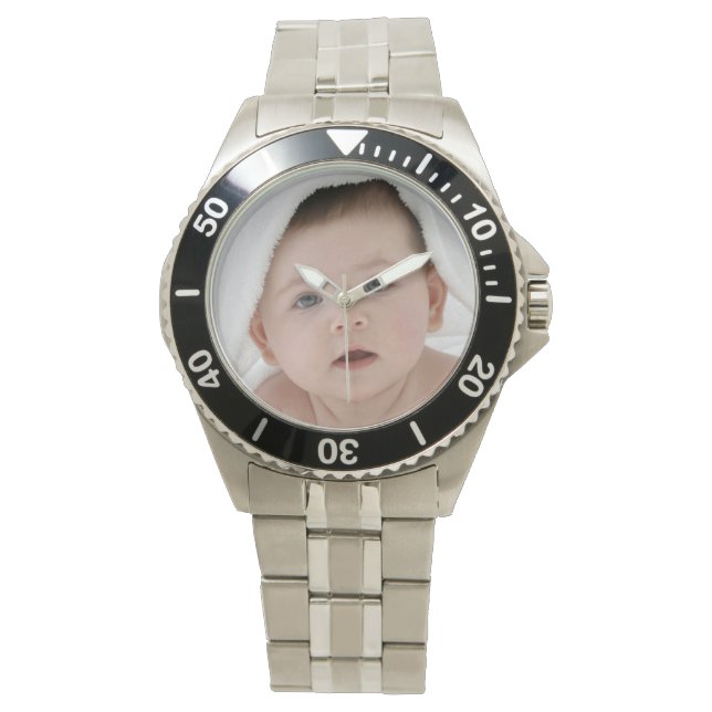 Pulsera Crear su propio reloj de acero inoxidable Personal (Anverso)