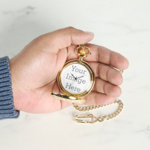 Pulsera Crear su propio reloj de bolsillo de oro