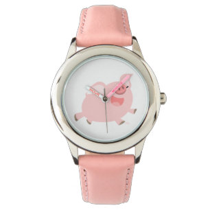 Pulsera Cute y alegre reloj de cerdo Personalizado