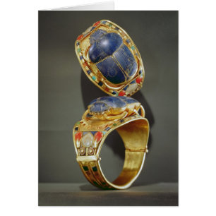 Pulsera de Scarab, desde la Tumba de Tutankhamun