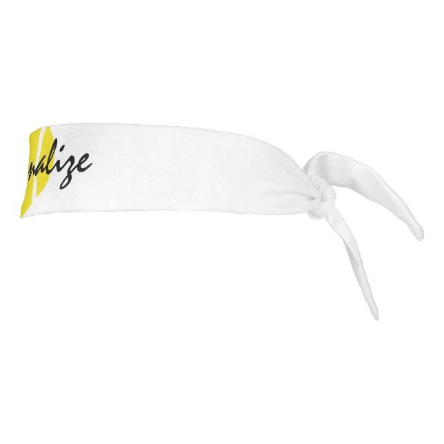Pulsera de sudor de tenis personalizada con texto  (Girar 90)