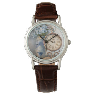 Pulsera Decoración de reloj floral vintage estilo campo fr