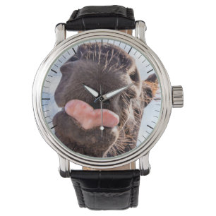 Pulsera Directamente desde el reloj animal de la boca grac