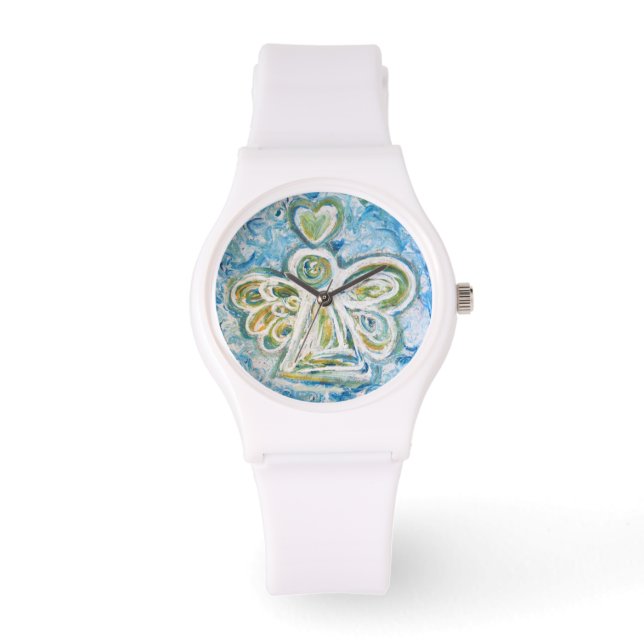 Pulsera Diseño de reloj de Personalizado Angel Guardian Az (Anverso)