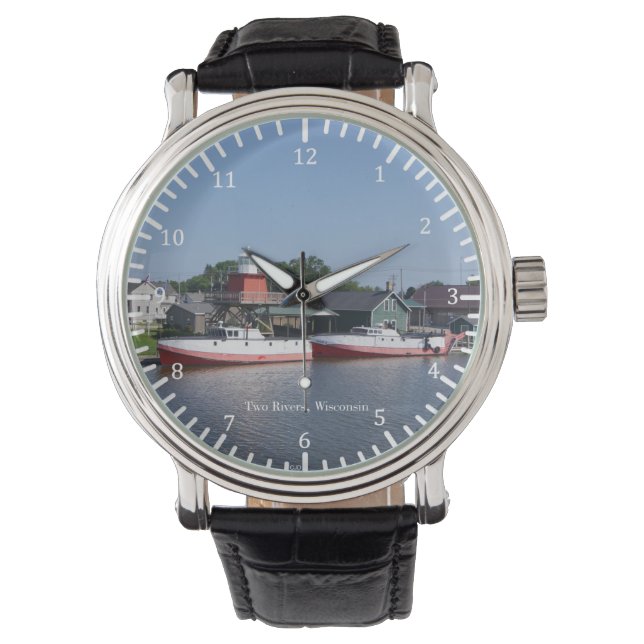 Pulsera Dos ríos, reloj de Wisconsin (Anverso)
